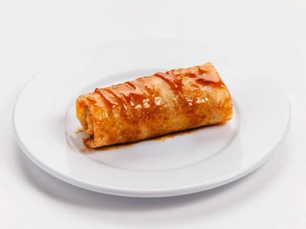 Блинчик с яблоком и корицей