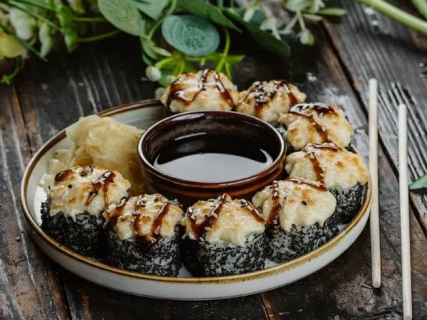 Запеченный ролл с угрем