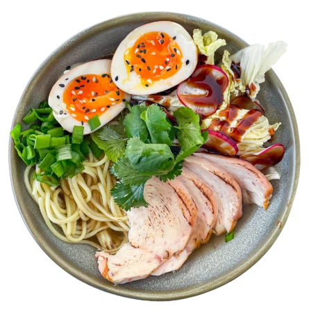 Рамэн с копченой курицей