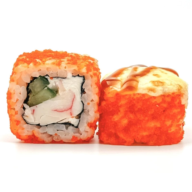 Запеченная калифорния с крабом 