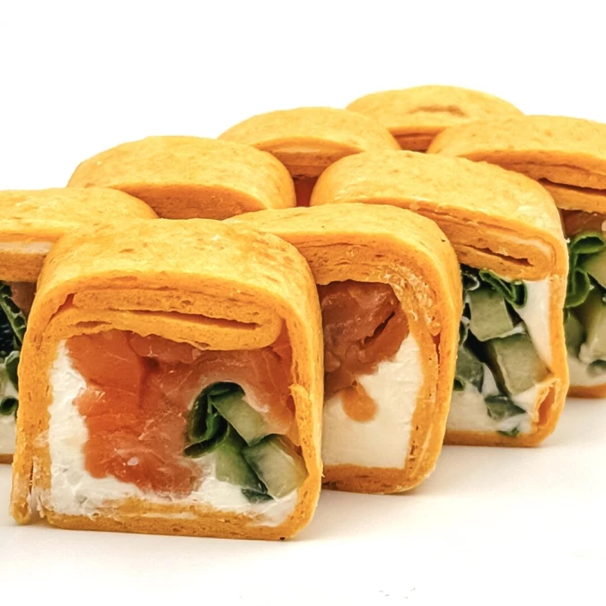 Тортилья с лососем 