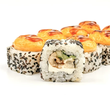 Угорь под соусом 