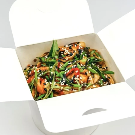 Удон с курицей