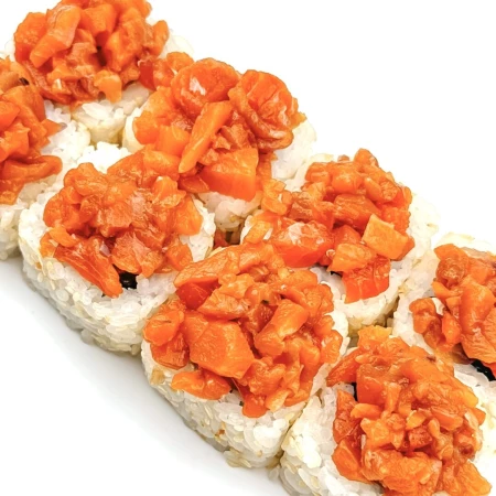 Ролл тартар с лососем 