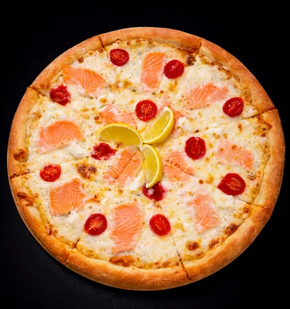 Пицца Сливочный лосось