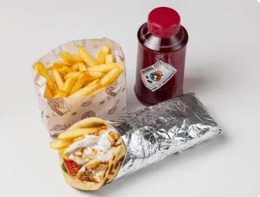 Комбо Греческое+фри+морс