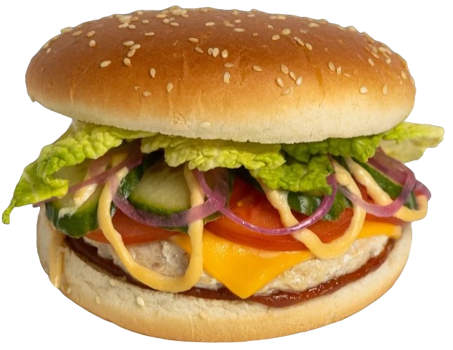 Бургер с курицей 