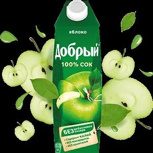 Сок Добрый 1л Яблоко
