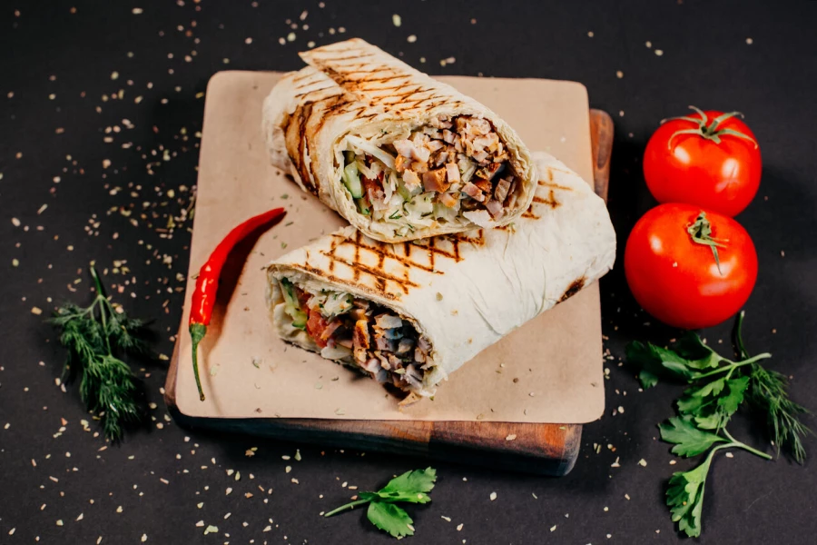 Шаурма со свининой 