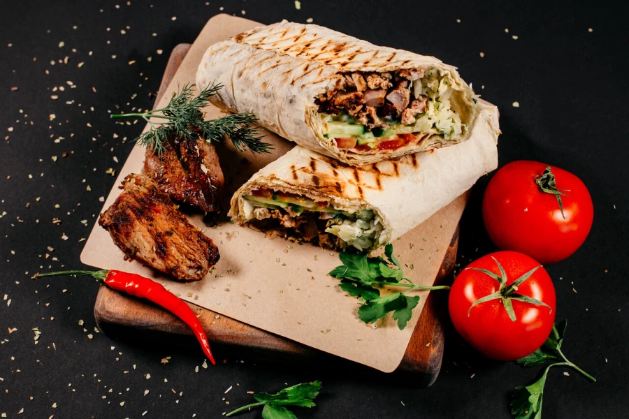 Шаурма с шашлыком 