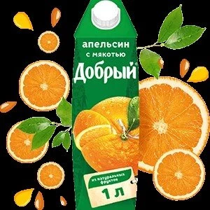 Сок Добрый 1л(Апельсин)