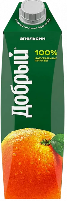 Добрый 1л Апельсин кор.