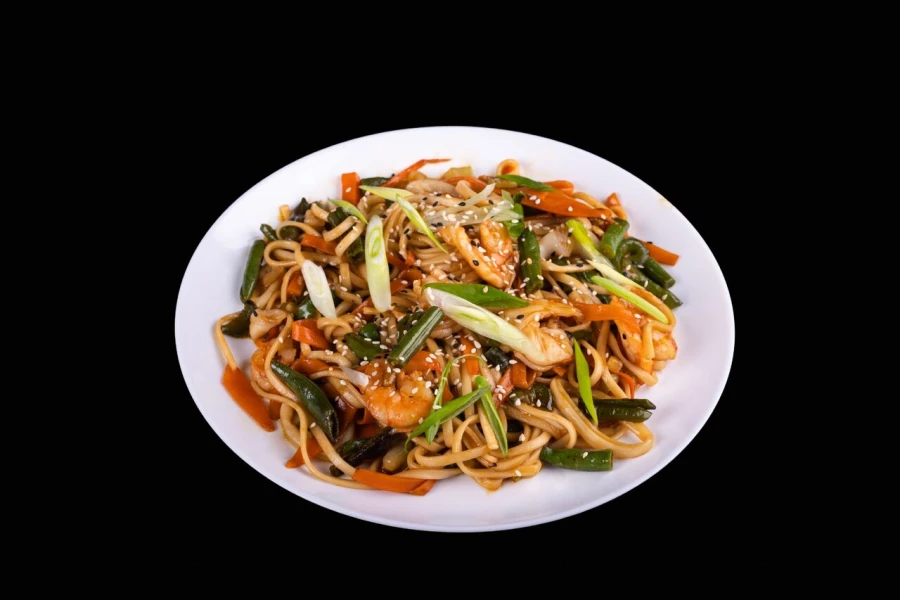 Удон с морепродуктами 