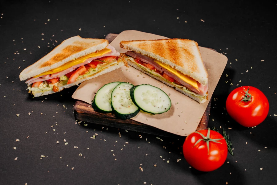 Сэндвич ветчина,сыр