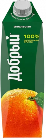 Добрый 1л Апельсин кор.
