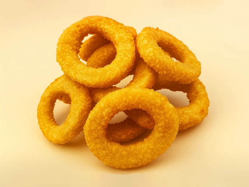Луковые кольца с чесночным соусом