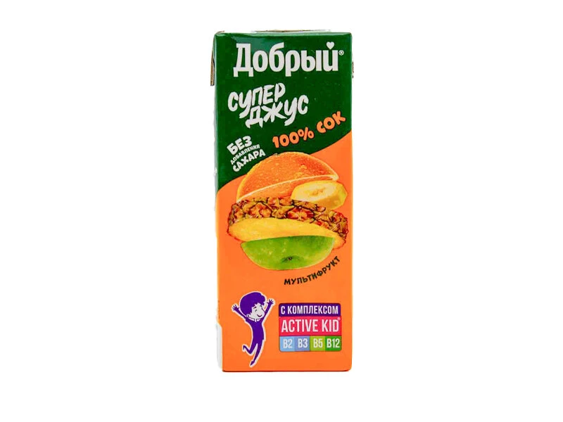 Добрый Суперджус мультифруктовый 0,2л