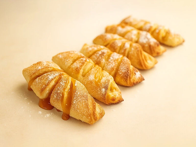 Сладкий сет с ананасом и карамелью