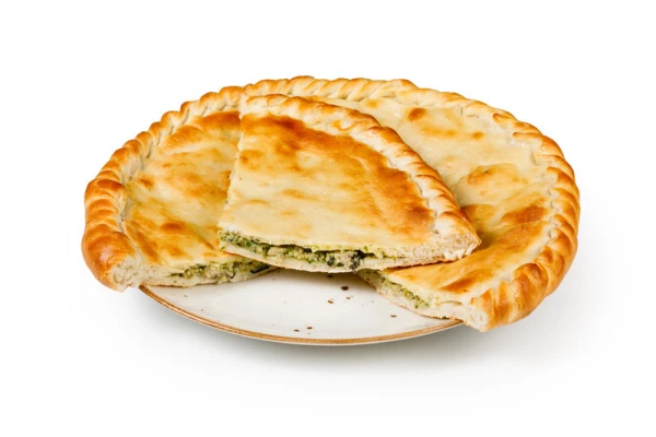 Пирог с грибами и курицей