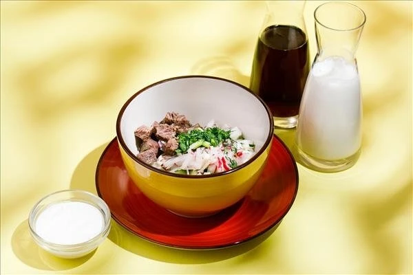 Окрошка на Айране