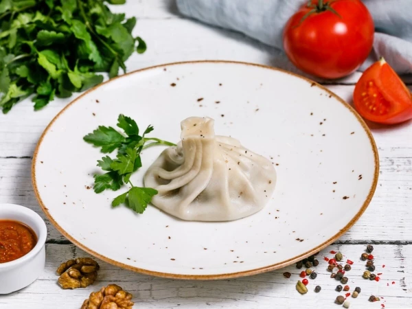 Хинкали с грибами