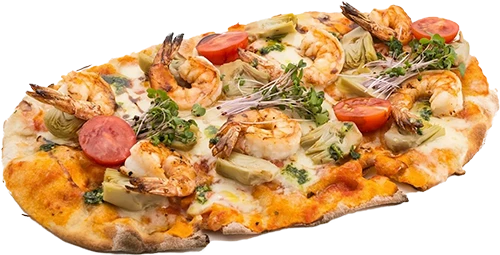 Креветки и артишоки