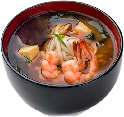 Мисо с креветками