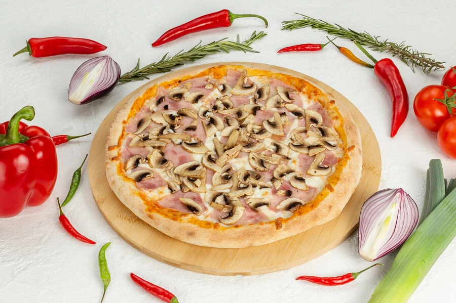 Пицца Ветчина и грибы