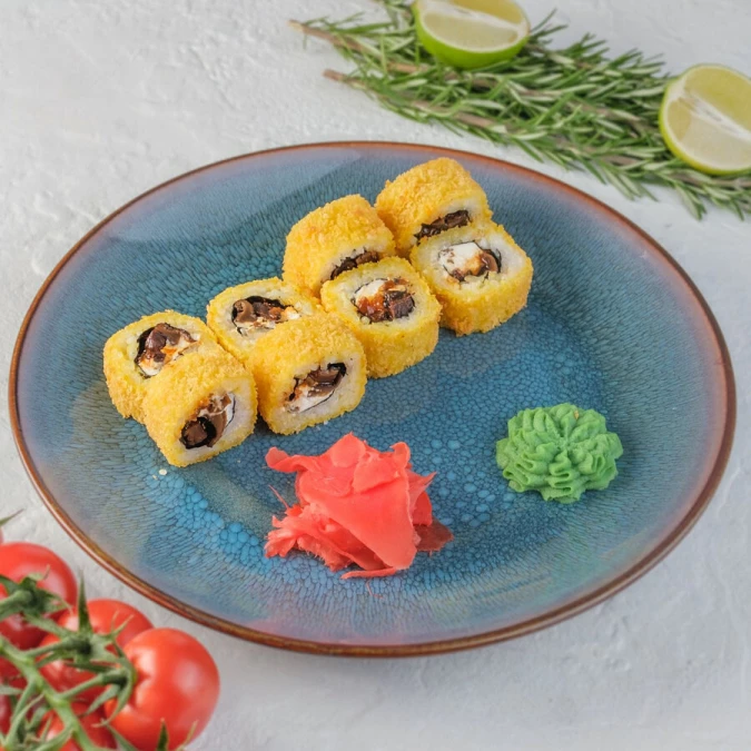 Горячий с угорь пастой 