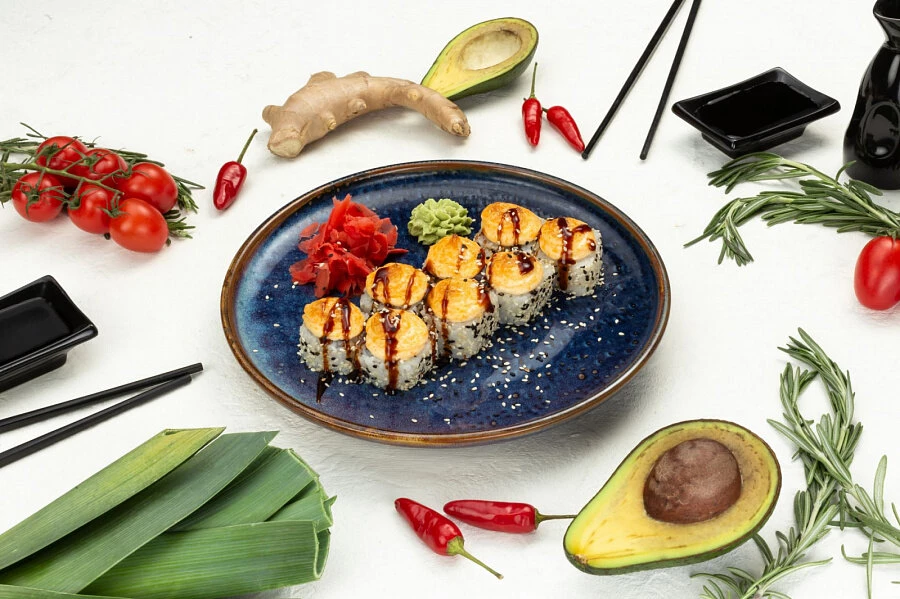 Запеченный с крабом