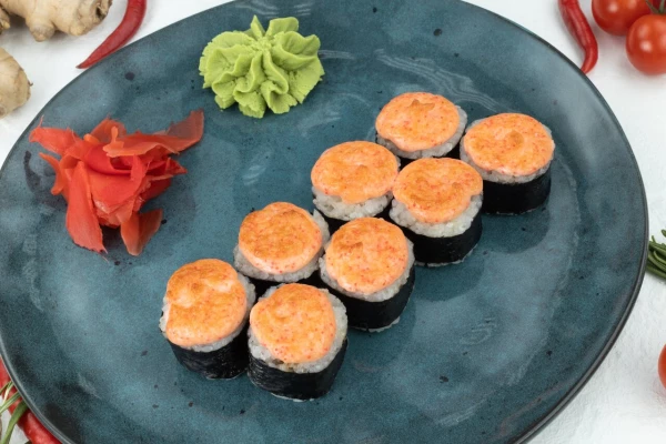 Запеченный с креветкой