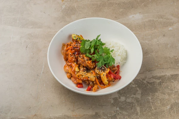 Курица в кисло-сладком соусе