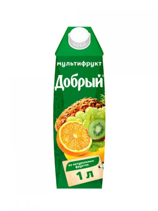 Сок натуральный Добрый 1л