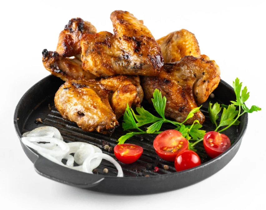 Шашлык из куриных крылышек 