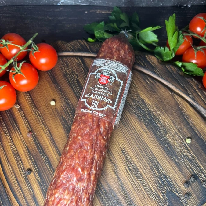 Колбаса сырокопченая "Салями"