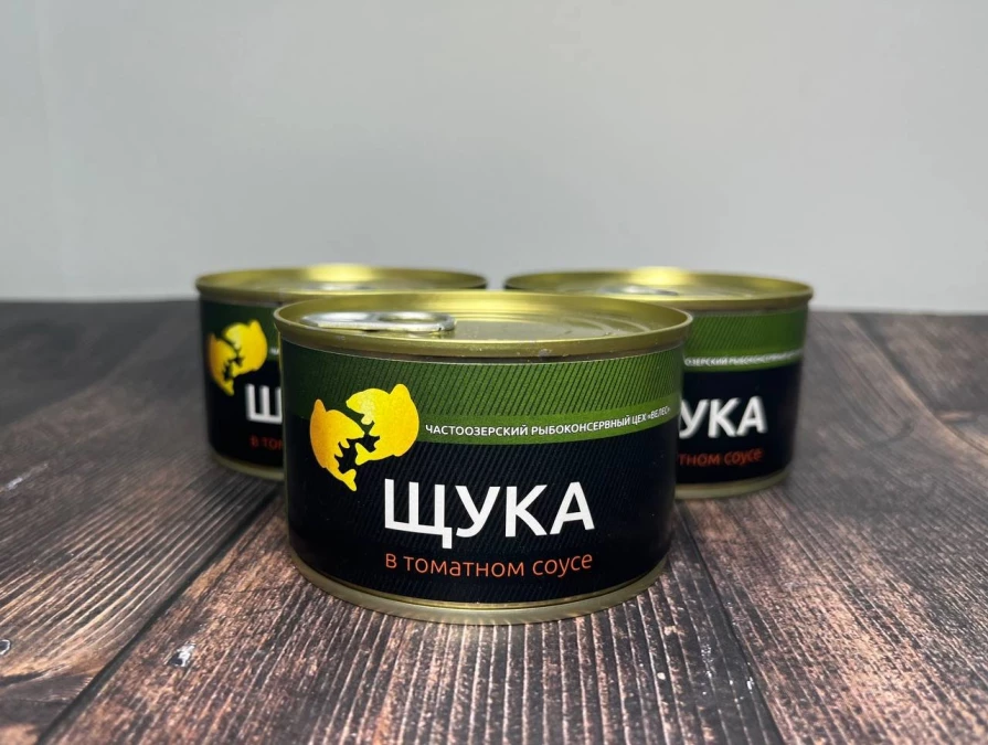 Щука в томатном соусе ГОСТ 240 г