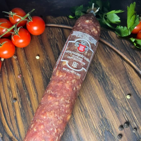 Колбаса сырокопчёная "Брауншвейгская"