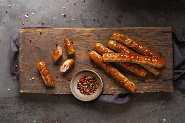 Колбаски гриль с сыром 