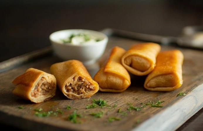 Блинчики с мясом