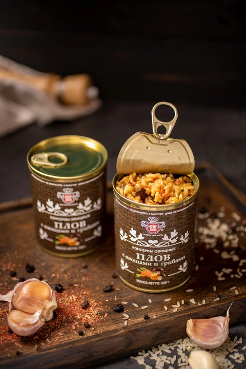 Плов овощной с грибами 340 г