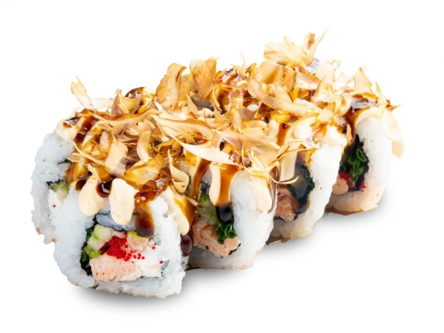 Бомбонито с лососем