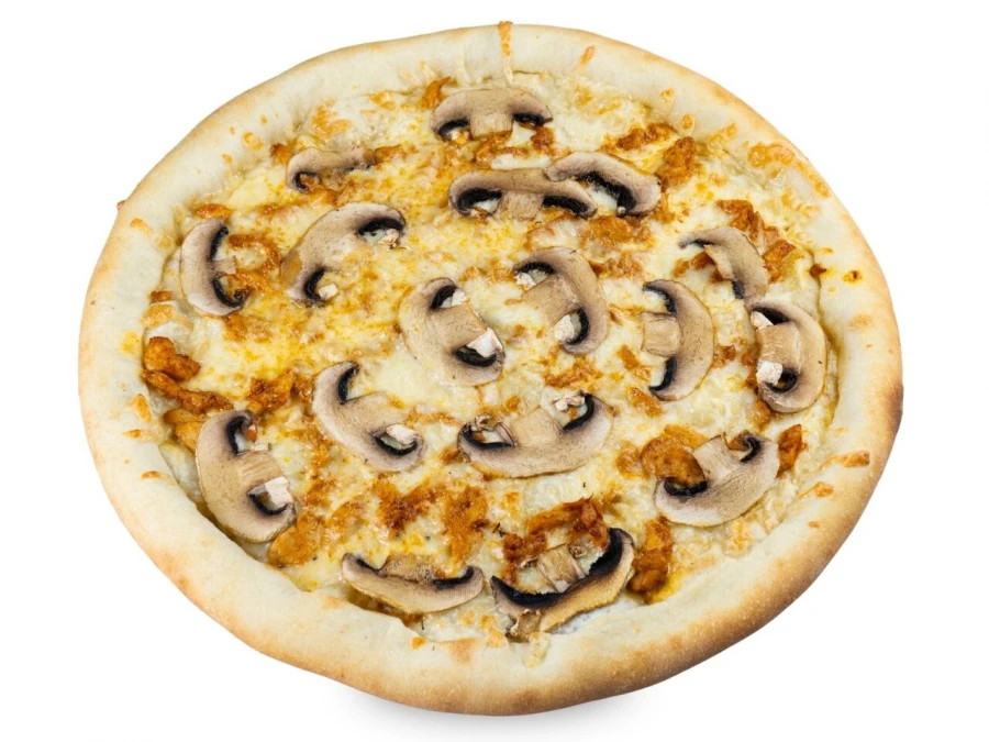 Сырный цыпленок с грибами