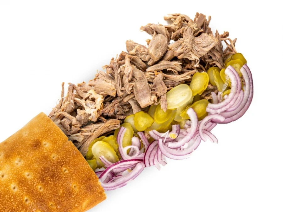 Панини с телятиной и луком