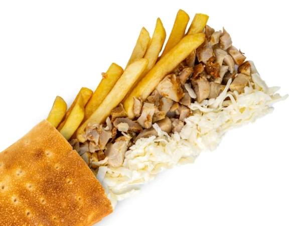 Панини с цыпленком и фри