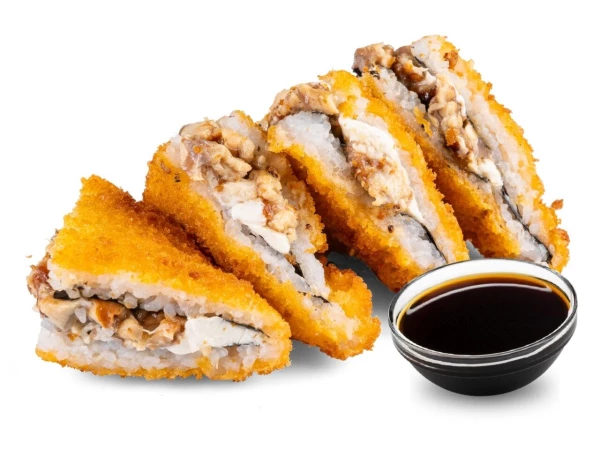 С угрём суши-сэндвич