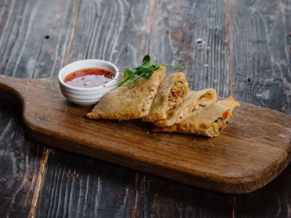 Конвертики с рийетом из кеты,курицей