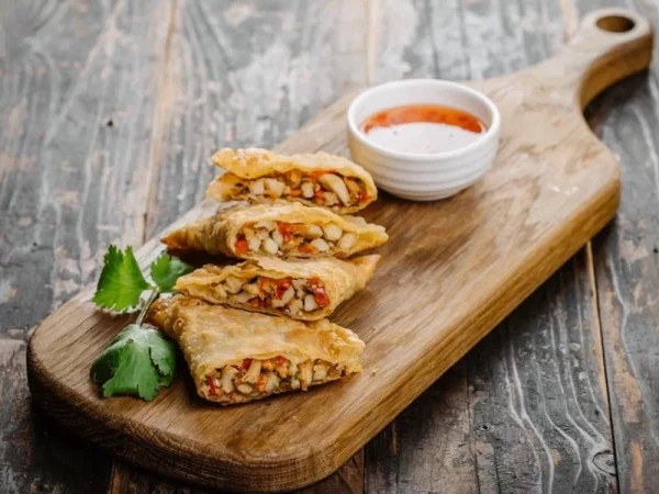 Чебуреки с курицей