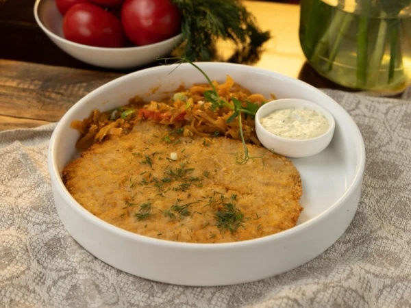 Огромный шницель