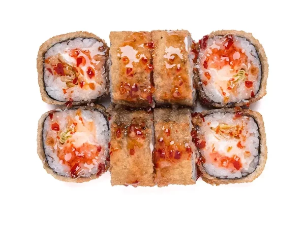 Жареный ролл Сяке свит