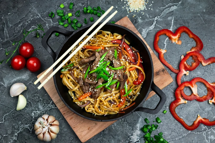 WOK с Говядиной